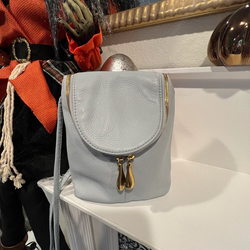 Hobo Baby Blue Fern Gorgeous Crossbody Handbag